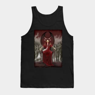 Blood Reign (blk border) by Justyna Koziczak Tank Top